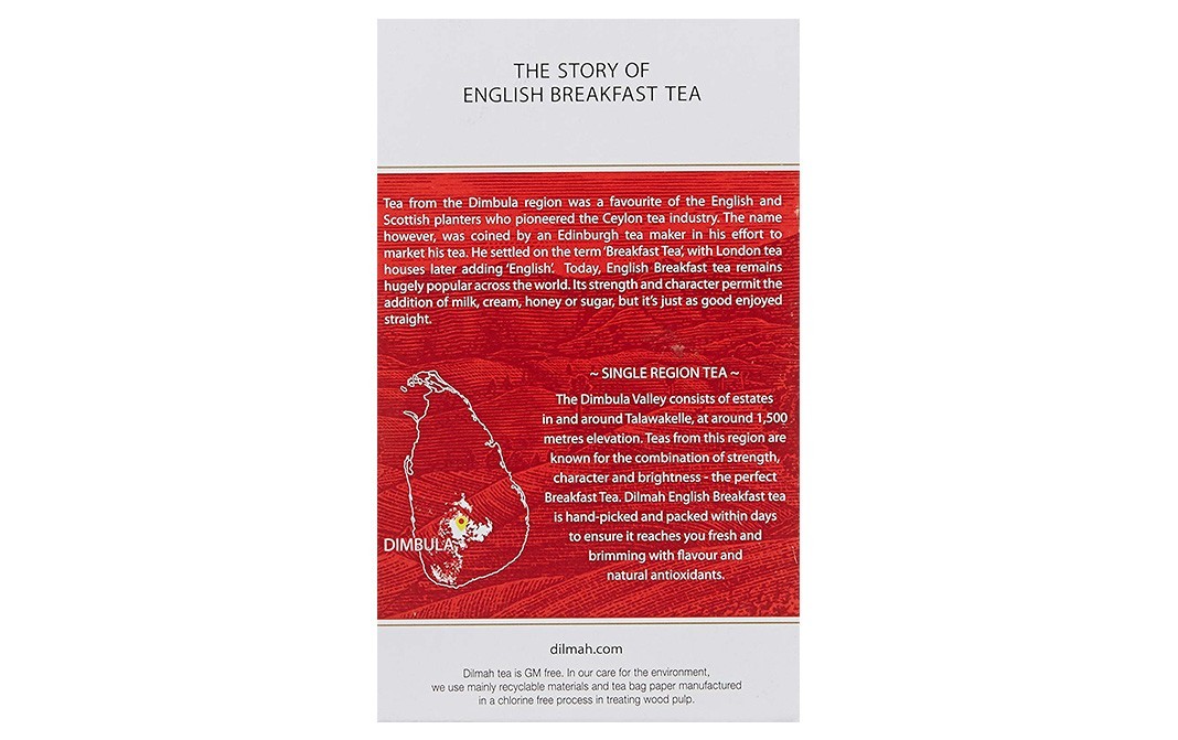 Dilmah English Breakfast Ethical Tea   Box  25 pcs